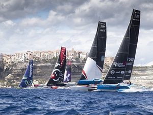 9 Ocean Fifty entrent en scène pour l'Act 1 des Ocean Fifty Series à Saint-Malo