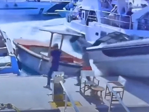 Vidéo : un bateau perd le contrôle et se crashe sur un ponton à Monaco