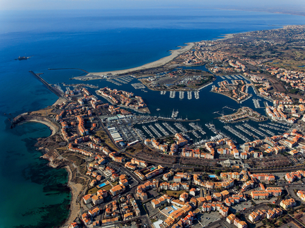 Le port de plaisance du Cap d'Agde, l'un des lauréats du label Pavillon Bleu 2024