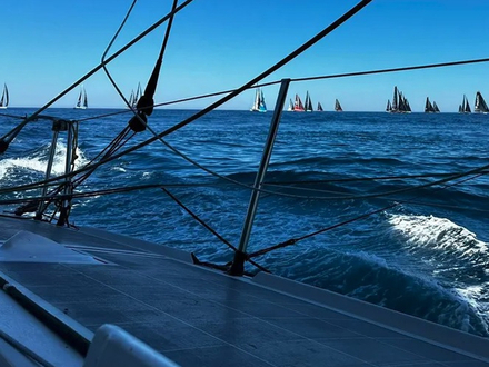  Photo du départ prise à bord de Malizia - SeaExplorer 