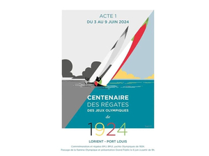 Commémoration du centenaire des régates des JO de 1924, à Lorient