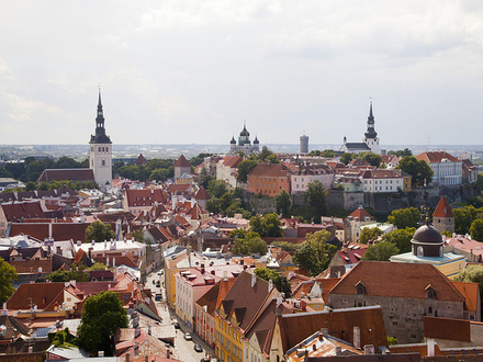La vieille ville de Tallinn est class&eacute;e au patrimoine mondial de l'UNESCO.