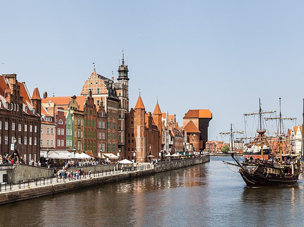 Gdansk, ville portuaire polonaise poss&egrave;de un patrimoine culturel historique.