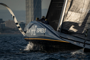 Première navigation et premiers vols en autonomie pour l’AC75 de l’équipe de France Orient Express Racing Team