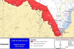 Limitation de vitesse à 20 nœuds dans le Golfe de Saint-Florent en Corse
