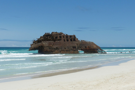 Epave du navire Cabo Santa Maria au nord de Boa Vista Epave du navire Cabo Santa Maria au nord de Boa Vista