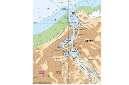 Port de plaisance de Dieppe.