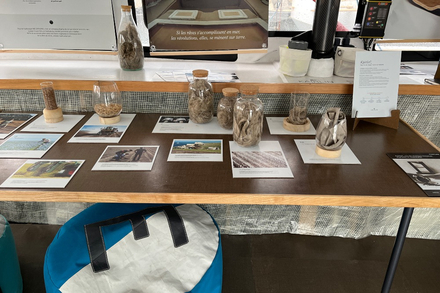 La fibre de lin utilisee sur l'Outremer de Roland Jourdain a fait ses preuves en course transoceanique. La fibre de lin utilisee sur l'Outremer de Roland Jourdain a fait ses preuves en course transoceanique.