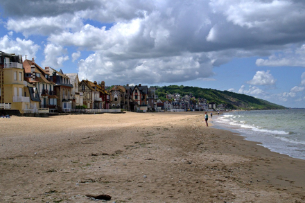 La plage de Villers-sur-Mer La plage de Villers-sur-Mer