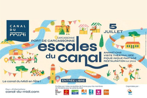 Les escales du canal à Carcassonne, le 5 juillet