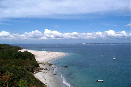 La plage convexe, unique en Europe La plage convexe, unique en Europe