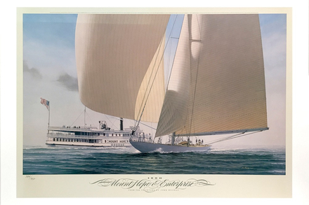 1930 : le premier mat en aluminium est installe sur le class J Entrerprise... Une nouvelle revolution que l'on doit a l'America's Cup ! 1930 : le premier mat en aluminium est installe sur le class J Entrerprise... Une nouvelle revolution que l'on doit a l'America's Cup !