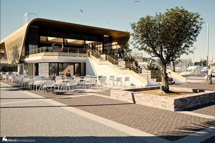 Projet du nouveau batiment de la capitainerie. Projet du nouveau batiment de la capitainerie.