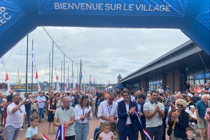 Le Village de la 55e édition de La Solitaire du Figaro Paprec inauguré à Rouen