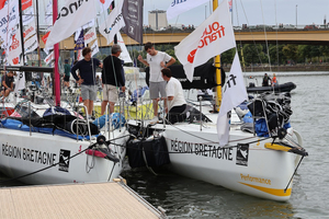 Solitaire du Figaro-Paprec : le Team Région Bretagne-CMB se prépare pour l'aventure depuis Rouen