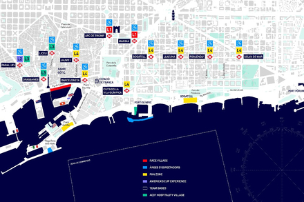 Si vous vous rendez a Barcelone pour suivre l'America's Cup, voici les « spots » a ne pas manquer pour etre au coeur de l'evenement.