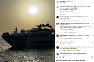 Les vacances en famille de David Guetta sur un superbe yacht