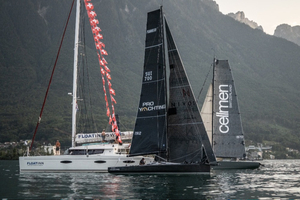 Translémanique en Solitaire : Philippe Seguret en tête à la marque de mi-parcours