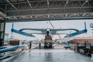 Le Trimaran SVR-LAZARTIGUE de retour sur les flots