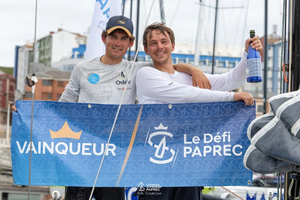 Solitaire du Figaro Paprec : Hugo Le Clech et Arthur Meurisse, Vainqueurs du Défi Paprec (avant jury)