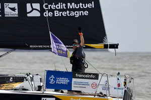Gaston Morvan, (Région Bretagne - CMB Performance), 2e de la 2e étape de La Solitaire du Figaro (avant jury)