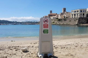 Baignade interdite à Antibes : 13 plages fermées après les violents orages