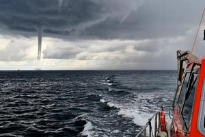 VIDÉO : une impressionnante trombe marine observée au large de Quiberon