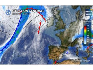 Solitaire du Figaro Paprec : bulletin météo du...