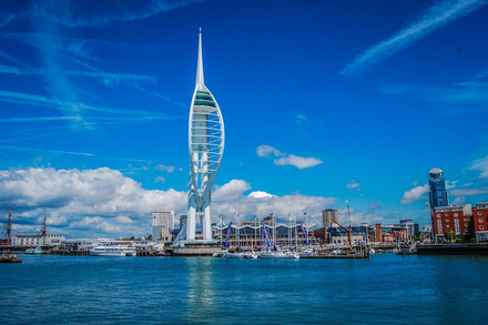 Spinnaker Tower in Portsmouth UK  Spinnaker Tower in Portsmouth UK