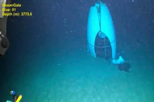 Les garde-côtes américains publient des images sous-marines d'un submersible implosé en 2023