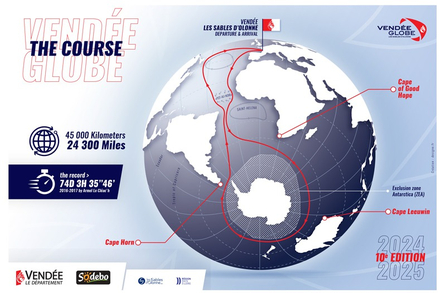 100 jours pour faire le tour du monde par les trois caps, en solitaire et sans assistance, cela represente, sur la route theorique, une moyenne superieure a 10 noeuds... Beaucoup plus dans la realite ! 100 jours pour faire le tour du monde par les trois caps, en solitaire et sans assistance, cela represente, sur la route theorique, une moyenne superieure a 10 noeuds... Beaucoup plus dans la realite !