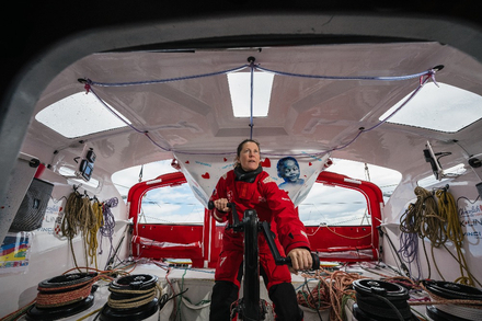 Samatha Davies prendra le depart de son 4e Vendee Globe le 10 novembre. Un record de participation pour la skippeuse britannique 