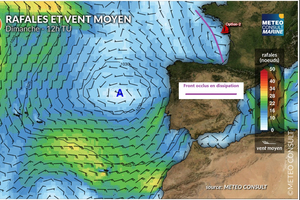 Vendée Globe : vent de secteur Est dominant mais très faible sur la ligne de départ