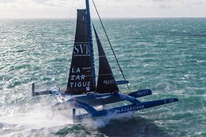 Le Trimaran SVR-Lazartigue en stand-by pour le Trophée Jules Verne