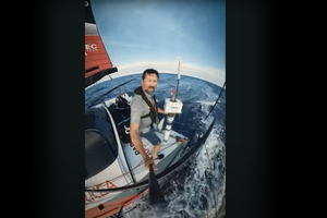 Vendée Globe : Yoann Richomme, premier skipper à larguer un flotteur Argo