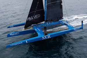 Trophée Jules Verne : victime d'une avarie de foil, le trimaran SVR-Lazartigue est contraint de faire demi-tour