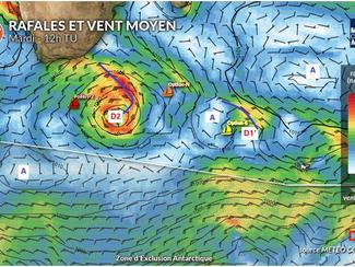 Météo Vendée Globe : tempête en vue