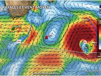 Météo Vendée Globe : les 40ème rugissants sont...