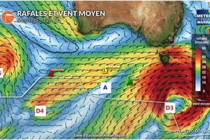 Météo Vendée Globe : nouvelle virulente dépression au cœur de l’Océan Indien