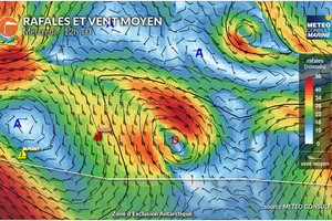 Météo Vendée Globe : incroyable bataille pour le trio de tête au cœur du Pacifique