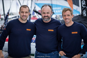 L'oeil d'Alexandre Fayeulle, partenaire de Thomas Ruyant et Sam Goodchild