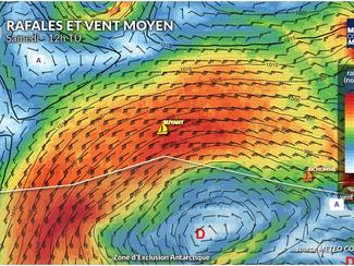 Météo Vendée Globe : deux ambiances au Cap Horn