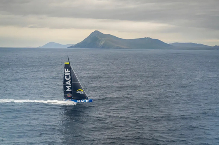 Charlie Dalin au passage du Cap Horn, lors du Vendee Globe 2024 Charlie Dalin au passage du Cap Horn, lors du Vendee Globe 2024
