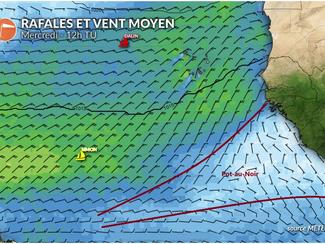 Météo Vendée Globe : Une ligne de crête à franchir