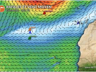 Météo Vendée Globe : avis de tempête pour le...