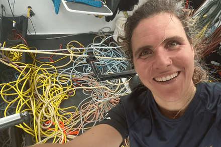 Photo envoyee depuis le bateau L'Occitane en Provence lors de la course a la voile du Vendee Globe le 19 janvier 2025. Photo envoyee depuis le bateau L'Occitane en Provence lors de la course a la voile du Vendee Globe le 19 janvier 2025.