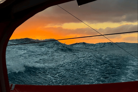 Photo envoyee depuis le bateau Initiatives-Coeur lors de la course a la voile du Vendee Globe le 20 janvier 2025 Photo envoyee depuis le bateau Initiatives-Coeur lors de la course a la voile du Vendee Globe le 20 janvier 2025