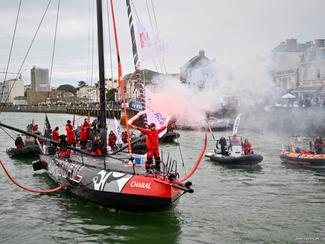 Jérémie Beyou, 4e du Vendée Globe, de retour...