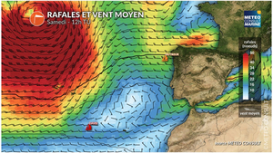 Vendée Globe : fort coup de vent à tempête pour Benjamin Dutreux dans la traversée du golfe de Gasogne