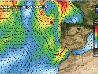 Météo Vendée Globe : Antoine Cornic en...
